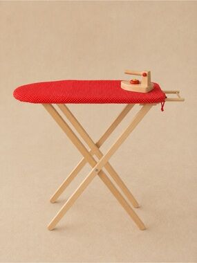 NWT Drewart Ironing Board with Wooden Iron
